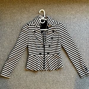 White House Black Market Striped Blazer